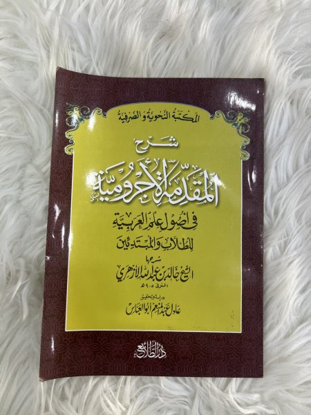 شرح المقدمة الآجرومية في اصول علم العربية